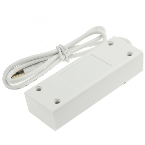 4 ports USB 3.0 HUB, super vitesse 5 Gbps, Plug and Play, avec indicateur de puissance LED, BYL-P104 (blanc) S4135S1389-04
