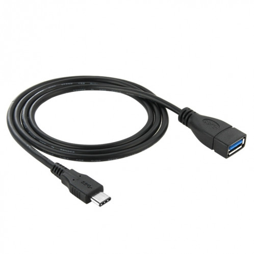 Câble de données OTG USB 3.1 Type C mâle vers USB 3.0 Type A femelle de 1 m, Pour Nokia N1 / Macbook 12 (noir) SH149B1823-06