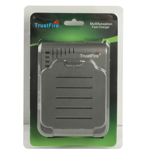 TR-003P4 Chargeur de batterie universel Li-ion cylindrique TrustFire 1x4 pour 10430/10440/14500/16340/17670/18500 SH02201103-05