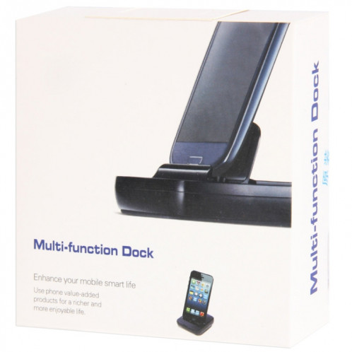 Station de chargement de bureau avec fonction de synchronisation des données micro USB pour HTC One M8 (noir) SH0221984-07