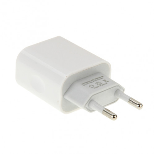 Chargeur USB 2-Ports 5V 2.1A EU Plug, Pour iPad, iPhone, Galaxy, Huawei, Xiaomi, LG, HTC et autres téléphones intelligents, Périphériques rechargeables (Blanc) SH019W1068-04