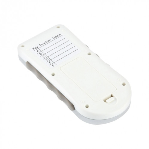 Télécommande d'apprentissage universelle ChunGhop L102 (blanche) SC10061913-09