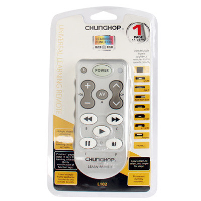 Télécommande d'apprentissage universelle ChunGhop L102 (blanche) SC10061913-09