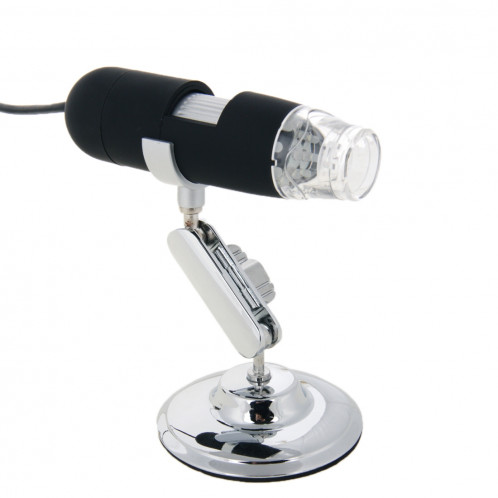 Microscope numérique USB 2.0 1.3 Mega Pixels 500X avec 8 LED (Noir) SH01011715-07