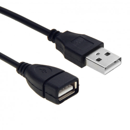 Universal 4 ports USB 2.0 480Mbps haute vitesse câble Hub pour PC (noir) SU025A184-06