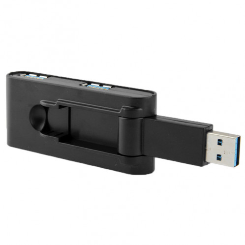 4 ports USB 3.0 Vitesse 480Mbps HUB (Noir) S410301772-05