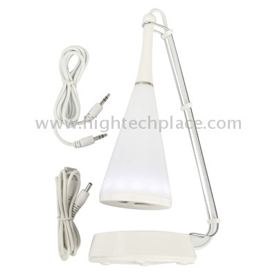 Touch Sensor USB LED Lampe de bureau + Mini Bluetooth V4.0 Haut-parleur (Blanc) ST131W0-08