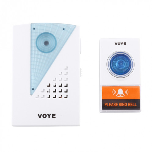 VOYE V001A Sonnette sans fil télécommandée pour musique à domicile avec 38 sons de polyphonie SV01071853-012