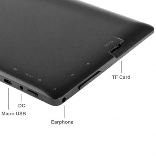 Tablet PC 7.0 pouces, 512 Mo + 8 Go, Android 4.0, Allwinner A33 Quad Core 1,5 GHz (Noir) ST107B1470-013