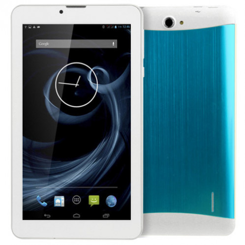 7.0 pouces Tablet PC, 512 Mo + 8 Go, appel téléphonique 3G Android 6.0, SC7731 Quad Core, OTG, double SIM, GPS, WIFI, Bluetooth (bleu) S7574L954-08