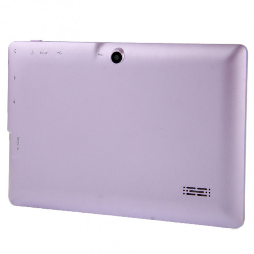 7,0 pouces Tablet PC, 512 Mo + 4 Go, Android 4.2.2, 360 degrés de rotation du menu, Allwinner A33 Quad-core, Bluetooth, WiFi (violet) S7588P710-014