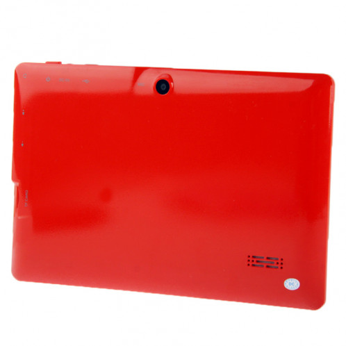 7,0 pouces Tablet PC, 512 Mo + 8 Go, Android 4.0 360 degrés de rotation du menu, Allwinner A33 Quad Core, 1,5 GHz (rouge) S7703R1422-015