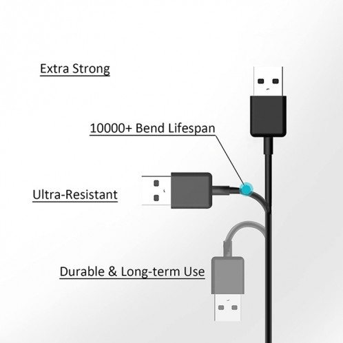 1M 30 broches sur le câble de synchronisation des données USB, Pour Galaxy Tab 7.0 Plus / Galaxy Tab 7.7 / Galaxy Tab 7 / P1000 / Galaxy Tab 10,1 / P7100 / Galaxy Tab 8.9 / P7300 / Galaxy Tab 10.1 / Galaxy Note 10.1 / SH56BL250-06