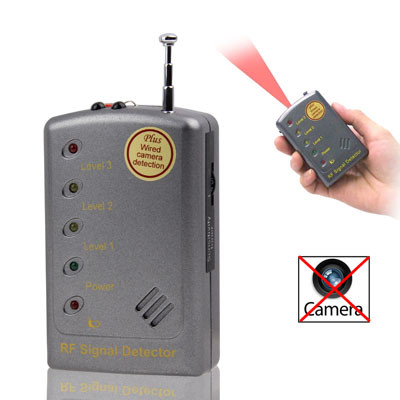 Détecteur de signal RF à sensibilité supérieure / Signaux numériques de Bluetooth / WLAN / Wi-Fi avec sélecteur analogique / numérique (SH-055GRV) (gris) SH10131709-09