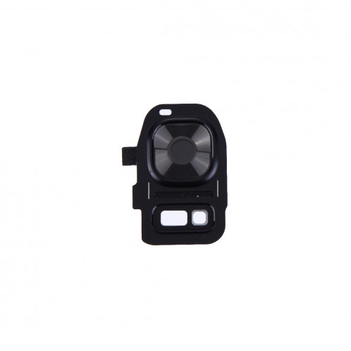 iPartsAcheter pour Samsung Galaxy S7 / G930 Caméra Arrière Cache + Support de Lampe de Poche (Noir) SI204B1500-04