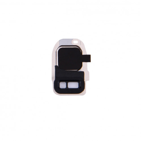 iPartsAcheter pour Samsung Galaxy S7 / G930 Housse Objectif Arrière + Lampe de poche Bracker (Or) SI204J1286-04