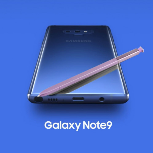 Stylet portable haute sensibilité sans Bluetooth pour Galaxy Note9 (violet) SH217P1848-08