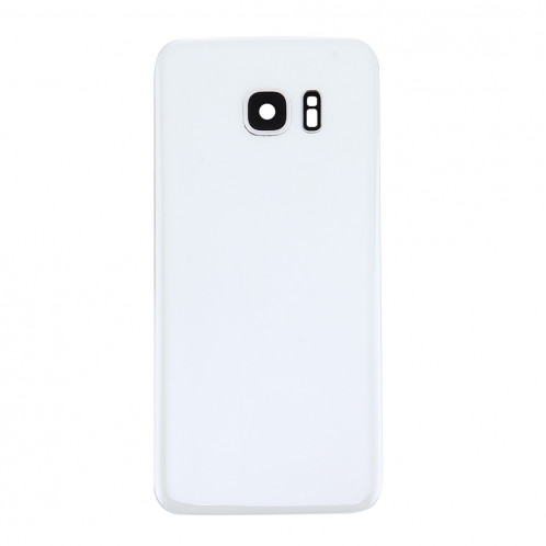 iPartsAcheter pour Samsung Galaxy S7 bord / G935 couvercle arrière de la batterie d'origine avec la lentille de caméra (blanc) SI04WL646-06