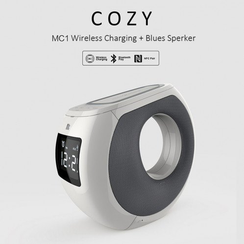 NILLKIN MC1 CE / RoHs / FCC certifié émetteur de charge sans fil standard + Bluetooth haut-parleur, , pour iPhone, Galaxy, Sony, Lenovo, HTC, Huawei, Google, LG, Xiaomi, autres smartphones SN05581232-017