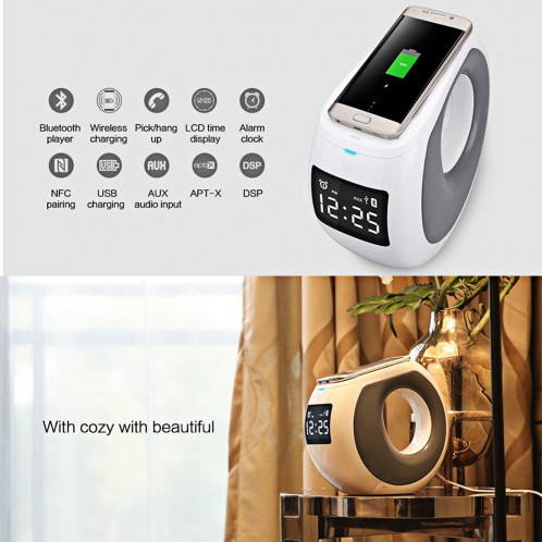 NILLKIN MC1 CE / RoHs / FCC certifié émetteur de charge sans fil standard + Bluetooth haut-parleur, , pour iPhone, Galaxy, Sony, Lenovo, HTC, Huawei, Google, LG, Xiaomi, autres smartphones SN05581232-017