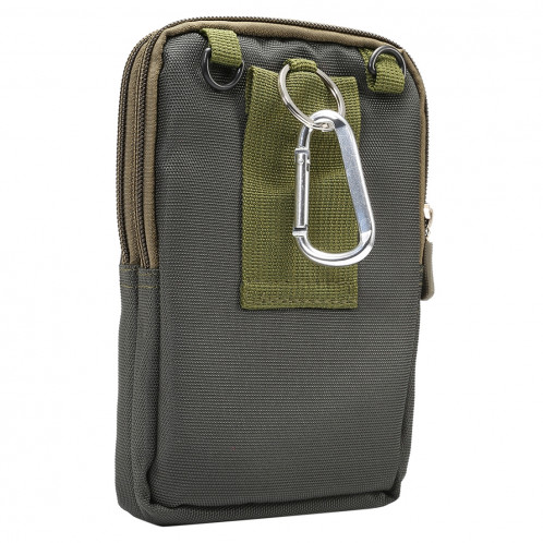 Sac de transport d'épaule de cas de style vertical des hommes de polyester de 6.4 pouces et ci-dessous avec le trou de ceinture et la boucle s'élevante pour l'iPhone, Samsung, Sony, Huawei, Meizu, Lenovo, SH46AG1115-011