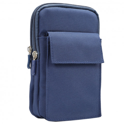 Sac de transport d'épaule de cas de style vertical des hommes de polyester de 6.4 pouces et ci-dessous avec le trou de ceinture et la boucle s'élevante pour l'iPhone, Samsung, Sony, Huawei, Meizu, Lenovo, SH646D288-011