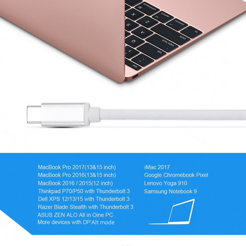 4 en 1 3 x ports USB 3.0 et adaptateur de répartiteur mâle USB-C / type-C femelle vers USB-C / type-C (argent) SH733S1084-09