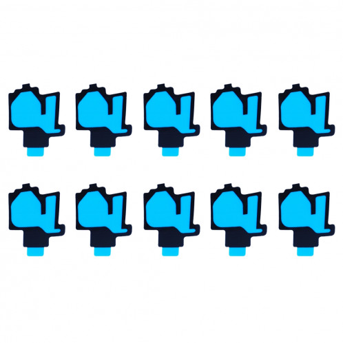 10 PCS iPartsAcheter pour l'adhésif de couverture d'objectif d'appareil-photo de Samsung Galaxy S8 / G950 S10741469-05