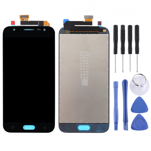 Ecran LCD d'origine et numériseur Full Assembly pour Galaxy J3 (2017) / J330 (noir) SH04BL220-06