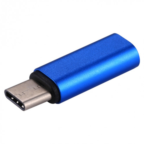 Adaptateur de coque métallique mâle 8 broches vers USB-C / Type-C, Adaptateur de coque métallique mâle 8 broches vers USB-C / Type-C (bleu) SH258L159-07