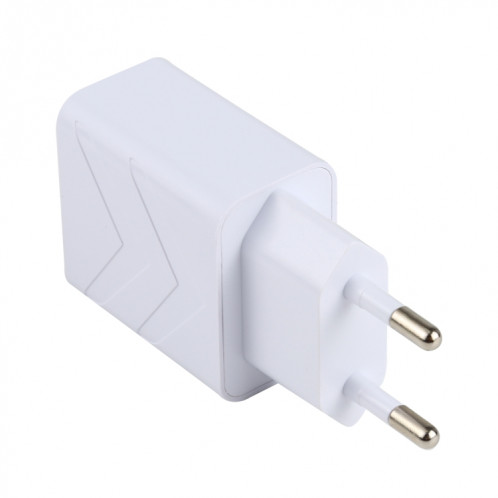 LZ-715 18W QC3.0 Chargeur de voyage rapide à port unique USB, fiche de l'UE (blanc) SH527W1640-07