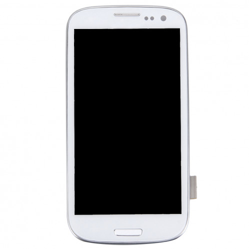iPartsAcheter pour Samsung Galaxy SIII / i9300 écran LCD (4.65 pouces TFT) + écran tactile Digitizer Assemblée avec cadre (blanc) SI30WL617-06