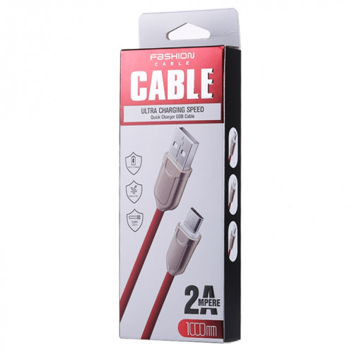 Câble de chargeur rapide de synchronisation de données USB-C / Type-C vers USB 2.0 1 m 2 A, Câble de chargeur rapide de synchronisation de données USB-C / Type-C vers USB 2.0 de 1 m 2 A (bleu) SH937L5-06