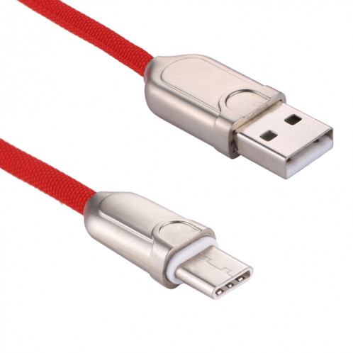 Câble de chargeur rapide de synchronisation de données USB-C / Type-C vers USB 2.0 1 m 2 A, Câble de chargeur rapide de synchronisation de données USB-C / Type-C vers USB 2.0 de 1 m 2 A (rouge) SH937R1476-06