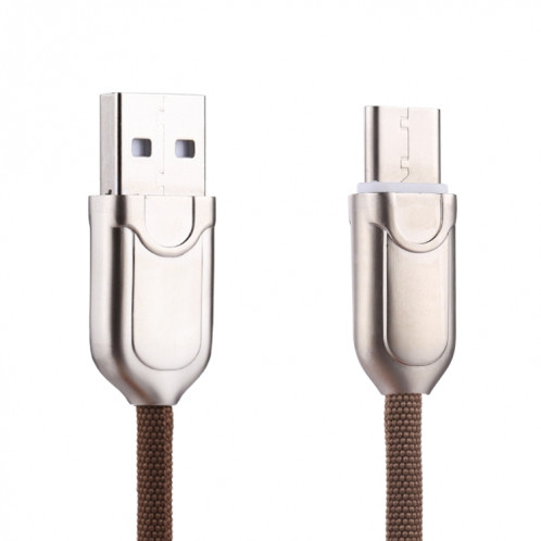 Câble de chargeur rapide de synchronisation de données USB-C / Type-C vers USB 2.0 1 m 2 A, Câble de chargeur rapide de synchronisation de données USB-C / Type-C vers USB 2.0 de 1 m 2 A (marron) SH937Z1954-06