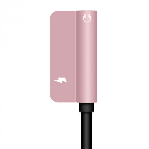 ENKAY Hat-ptince Type-C à Type-C et câble adaptateur audio de charge Jack 3,5 mm, Pour Galaxy, HTC, Google, LG, Sony, Huawei, Xiaomi, Lenovo et autres téléphones Android (or rose) SE09RG484-010