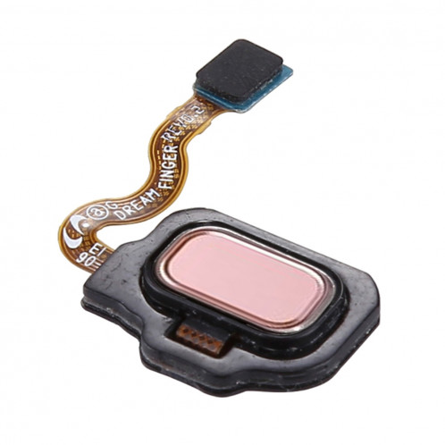 Bouton Flex avec bouton d'empreinte digitale pour Galaxy S8 (rose) SH319F568-05