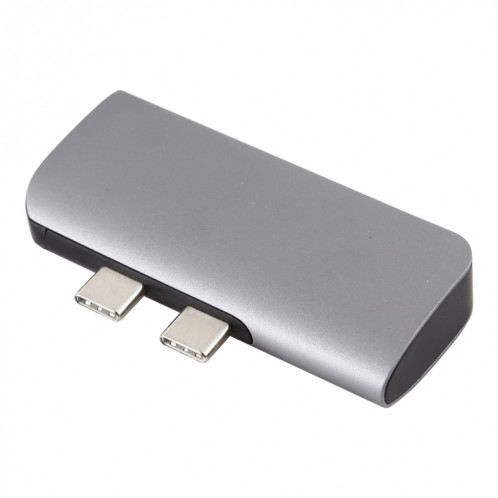Double port USB-C / Type-C vers PD + adaptateur de concentrateur d'extension multifonction USB 3.0 + HDMI SH244064-07