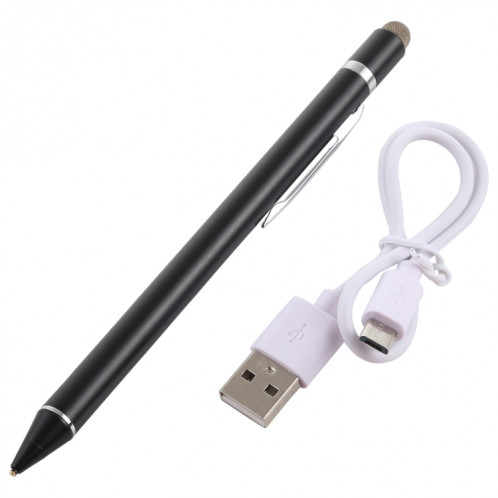 Écran tactile capacitif rechargeable de 1,5 à 2,3 mm, stylet actif (noir) SH574B938-07