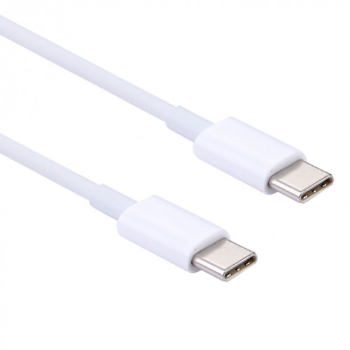 Câble adaptateur 2m 2A USB-C / Type-C 3.1 mâle vers USB-C / Type-C 3.1 mâle, Câble adaptateur USB-C / Type-C 3.1 mâle vers USB-C / Type-C 3.1 mâle 2 m 2 A (Blanc) SH588W1468-08