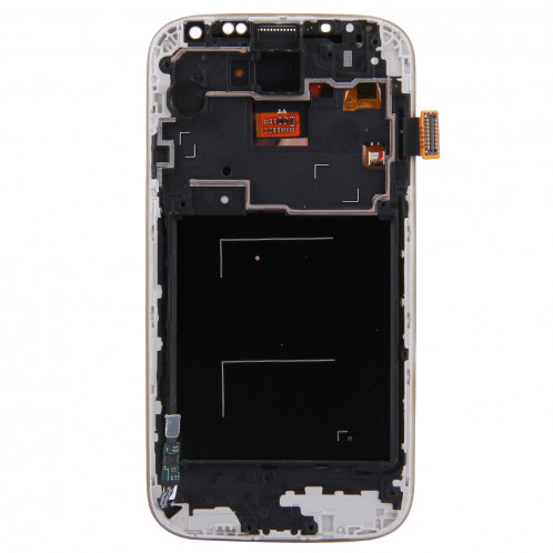 iPartsAcheter pour Samsung Galaxy S IV / i9500 / i9505 écran LCD (TFT) + écran tactile numériseur avec cadre (blanc) SI90WL1848-06