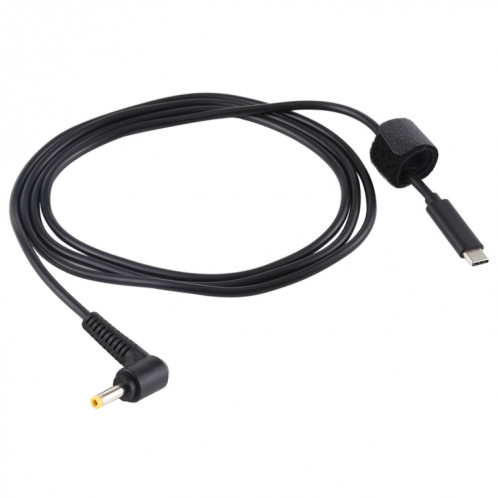 Câble de charge USB-C / Type-C à 4,0 x 1,7 mm pour ordinateur portable, longueur du câble: environ 1,5 m SH25911122-04