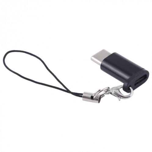 Mini adaptateur de convertisseur USB vers Type-C et USB-C portable avec OTG (noir) SH701B983-04