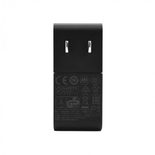 Chargeur adaptateur secteur 5,2 V 2,5 A avec câble de chargement micro USB de 1,5 m, Pour Microsoft Surface 3, certifié CE SH280D1690-08
