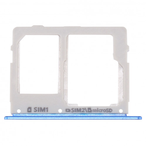 iPartsAcheter pour Samsung Galaxy C7 Pro / C7010 et C5 Pro / C5010 carte SIM plateau + carte SIM / Micro SD (Bleu) SI457L1748-04