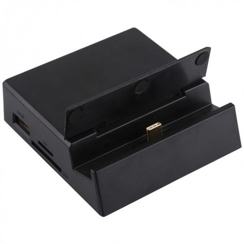 V105 USB-C / Type-C vers USB 2.0 x 3 + USB-C / Type-C + HDMI + Port audio + lecteur de carte SD / TF Support de téléphone multifonction HUB Station d'accueil SH48201578-08