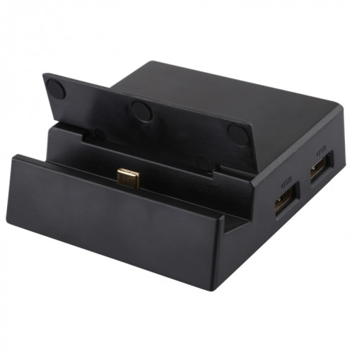 V105 USB-C / Type-C vers USB 2.0 x 3 + USB-C / Type-C + HDMI + Port audio + lecteur de carte SD / TF Support de téléphone multifonction HUB Station d'accueil SH48201578-08