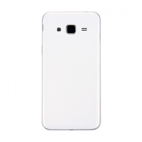 iPartsAcheter pour Samsung Galaxy J3 (2016) / J320 Couvercle Arrière de la Batterie + Cadre Moyen (Blanc) SI36WL142-06