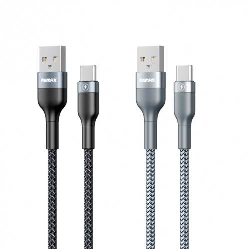 REMAX RC-064a Sury 2 Series 1m 2.4A USB to USB-C / Type-C Câble de données de charge rapide (noir) SR660B368-04