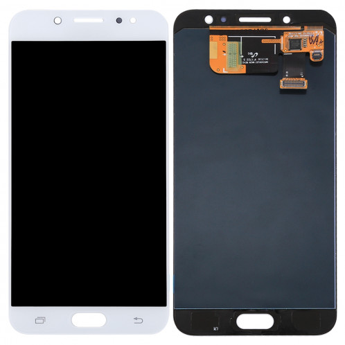 iPartsAcheter pour Samsung Galaxy C8 / C710 écran LCD + écran tactile Digitizer Assemblée (Blanc) SI20WL1104-06